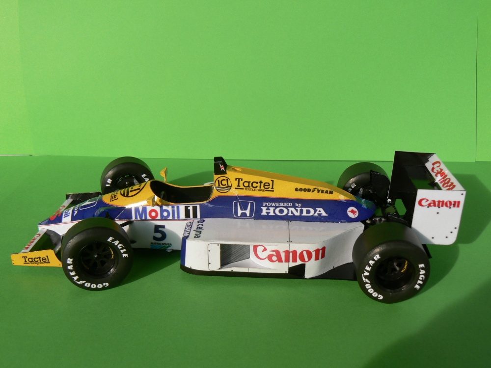 WILLIAMS FW 11-Nigel Mansell,GP Belgie (Plná velikost v novém okně) WILLIAMS FW 11-Nigel Mansell,GP Belgie
