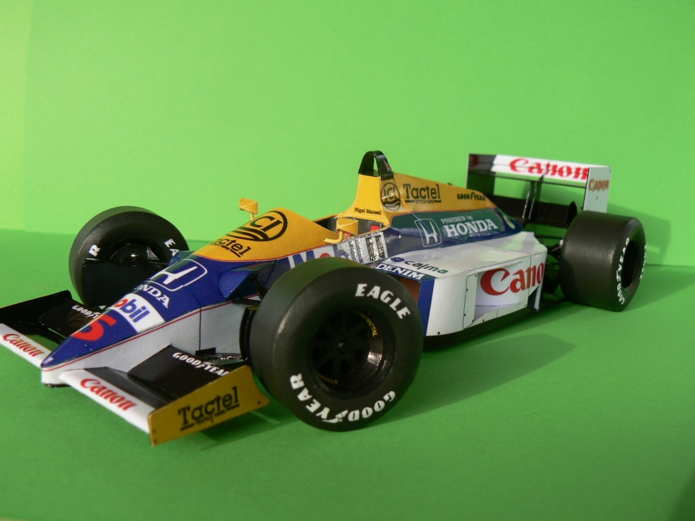 WILLIAMS FW 11-Nigel Mansell,GP Belgie (Plná velikost v novém okně) WILLIAMS FW 11-Nigel Mansell,GP Belgie
