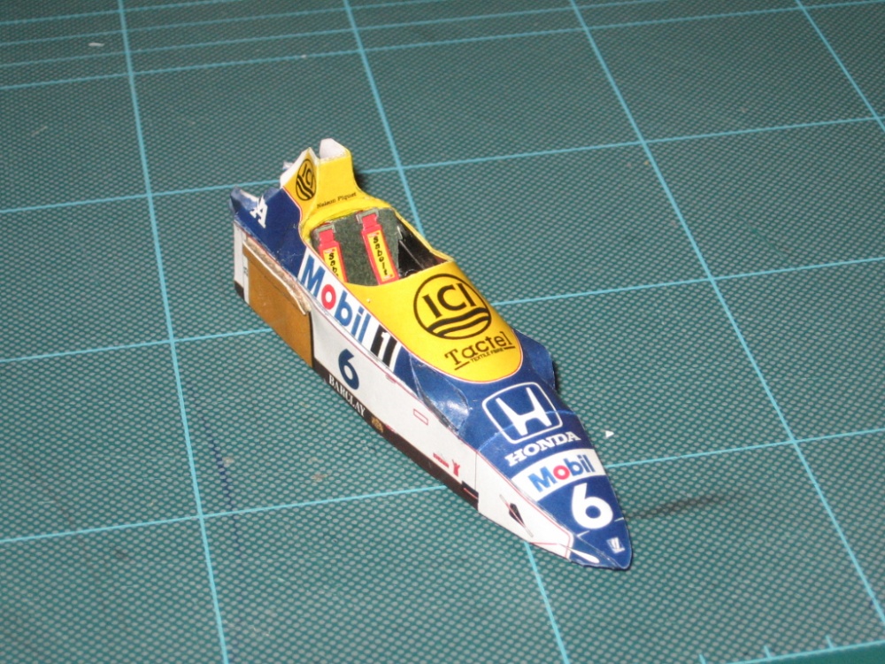Williams FW 11B N.Piquet GP Hungaria 1987 (Plná velikost v novém okně) Williams FW 11B N.Piquet GP Hungaria 1987