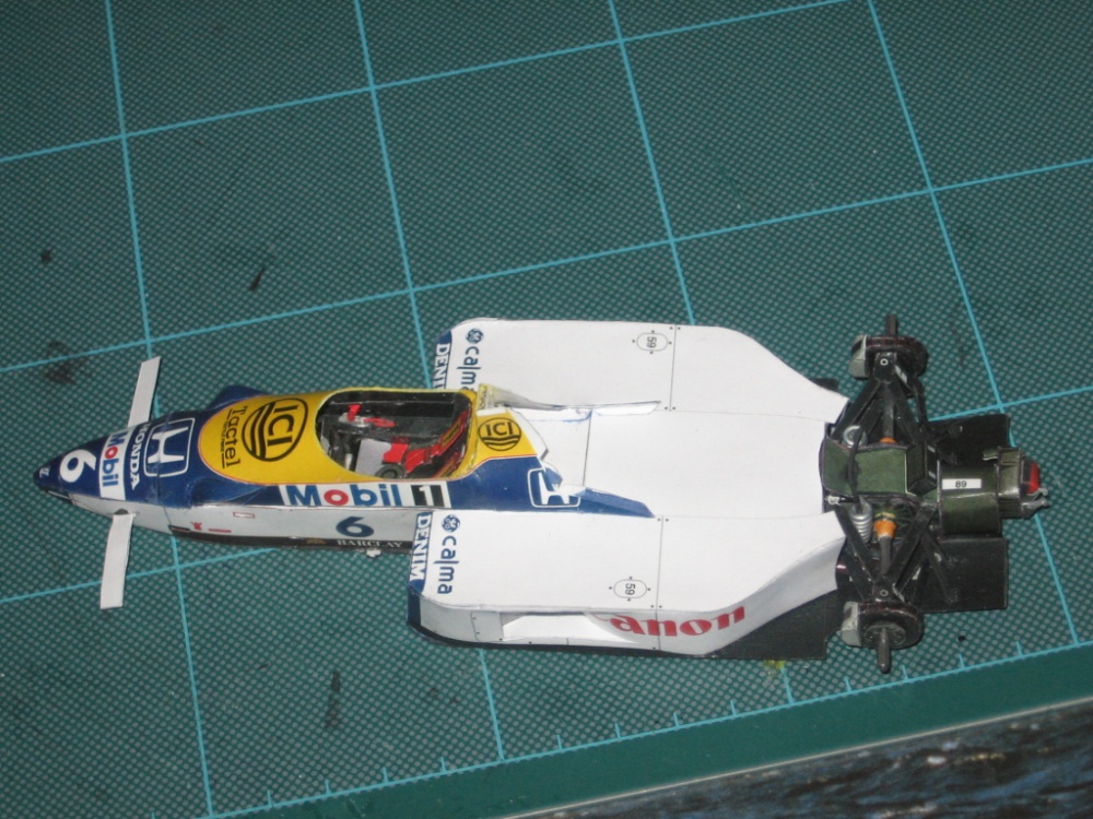 Williams FW 11B N.Piquet GP Hungaria 1987 (Plná velikost v novém okně) Williams FW 11B N.Piquet GP Hungaria 1987