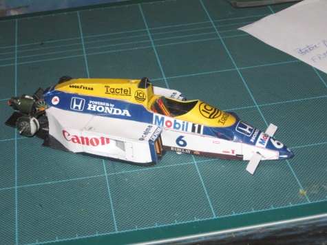 Williams FW 11B N.Piquet GP Hungaria 1987 Williams FW 11B N.Piquet GP Hungaria 1987