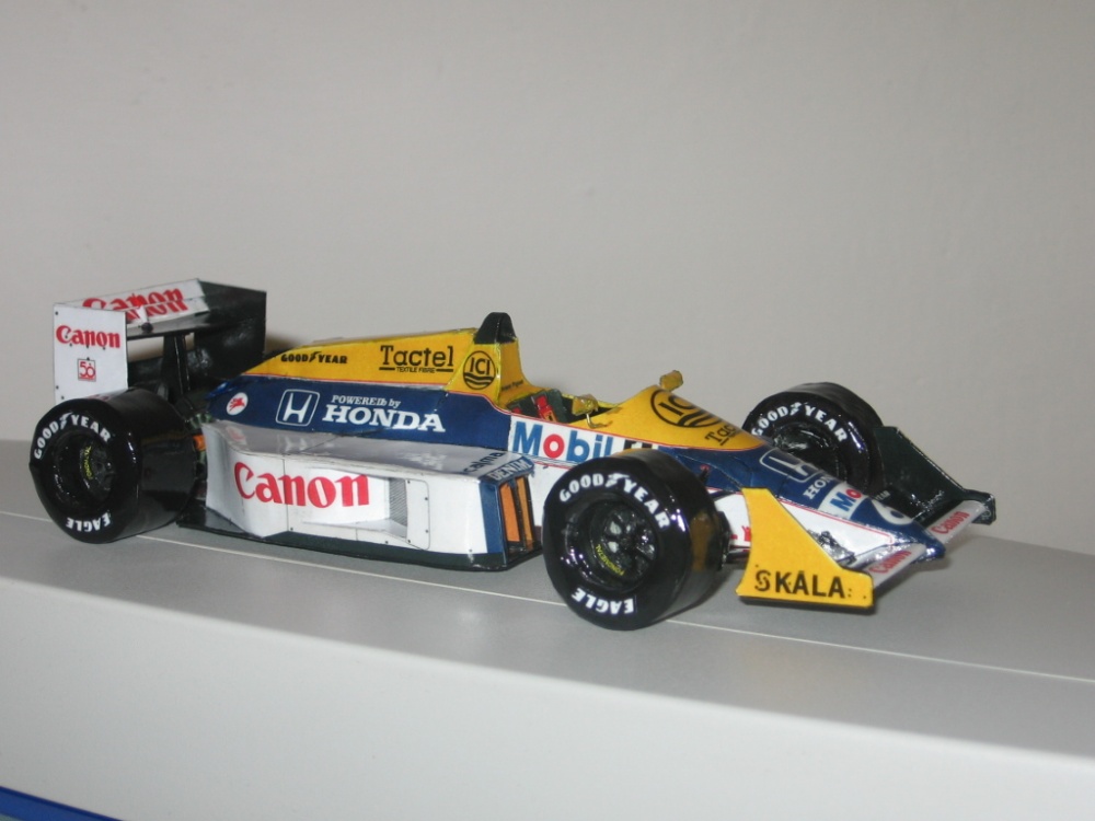 Williams FW 11B N.Piquet GP Hungaria 1987 (Pln� velikost v nov�m okn�) Williams FW 11B N.Piquet GP Hungaria 1987