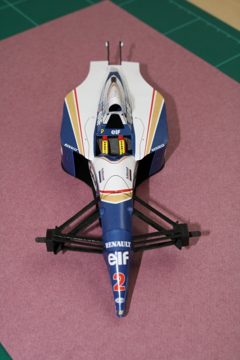Williams FW-16, 1994 GP Francie - Nigel Mansell