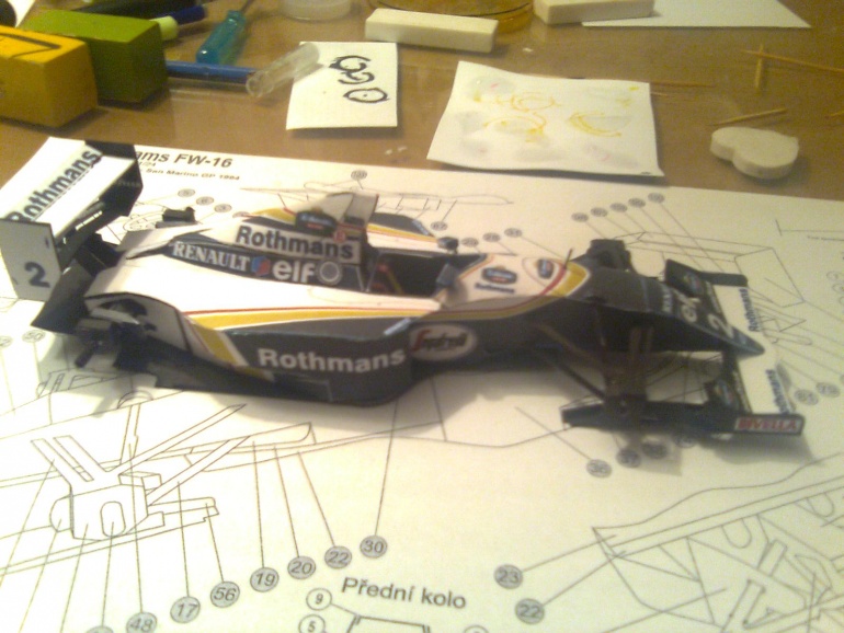 Williams FW-16 1994 A.Senna (Plná velikost v novém okně) Williams FW-16 1994 A.Senna