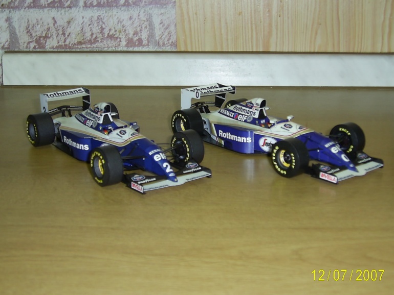 Williams FW-16 D.Hill+A.Senna 1994 (Pln� velikost v nov�m okn�) Williams FW-16 D.Hill+A.Senna 1994