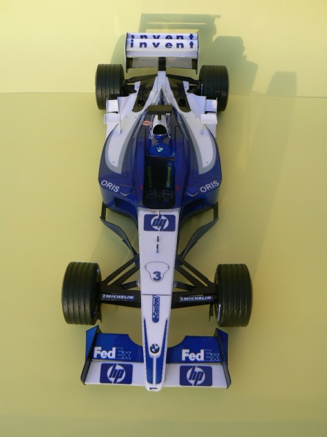 WILLIAMS FW 25 2003-J.P.Montoya,Press and test version WILLIAMS FW 25 2003-J.P.Montoya,Press and test version