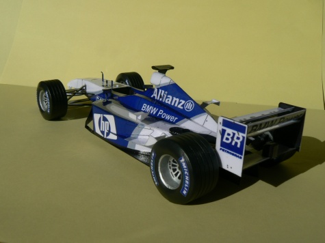 WILLIAMS FW 25 2003-J.P.Montoya,Press and test version