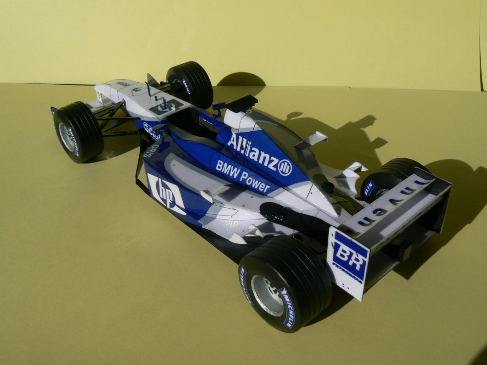 WILLIAMS FW 25 2003-J.P.Montoya,Press and test version (Plná velikost v novém okně) WILLIAMS FW 25 2003-J.P.Montoya,Press and test version