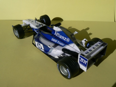 WILLIAMS FW 25 2003-J.P.Montoya,Press and test version