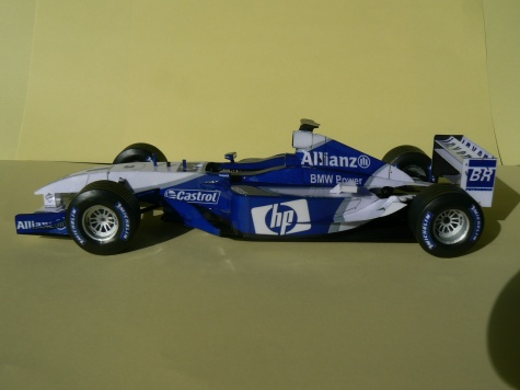 WILLIAMS FW 25 2003-J.P.Montoya,Press and test version