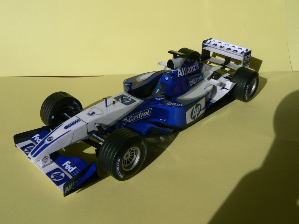 WILLIAMS FW 25 2003-J.P.Montoya,Press and test version