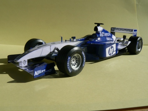 WILLIAMS FW 25 2003-J.P.Montoya,Press and test version