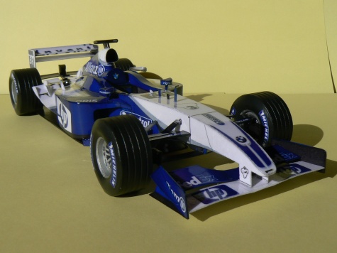 WILLIAMS FW 25 2003-J.P.Montoya,Press and test version