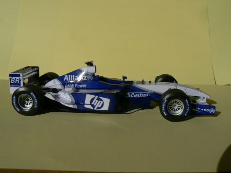 WILLIAMS FW 25 2003-J.P.Montoya,Press and test version