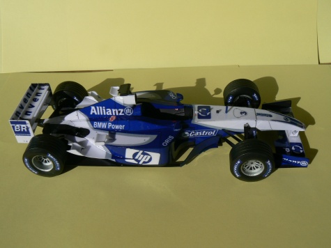 WILLIAMS FW 25 2003-J.P.Montoya,Press and test version