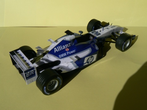 WILLIAMS FW 25 2003-J.P.Montoya,Press and test version