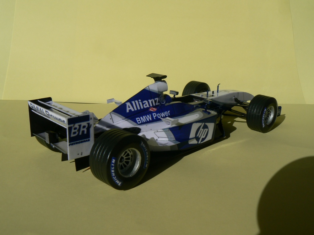 WILLIAMS FW 25 2003-J.P.Montoya,Press and test version