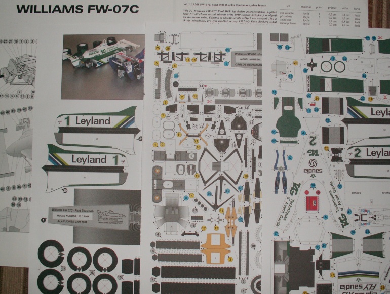 Williams FW07C (Plná velikost v novém okně) Williams FW07C