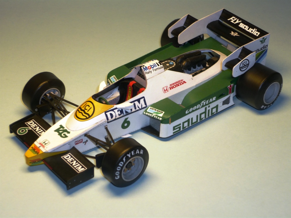 Williams FW09 - Keke Rosberg - GP Brazilie 84 (Plná velikost v novém okně) Williams FW09 - Keke Rosberg - GP Brazilie 84