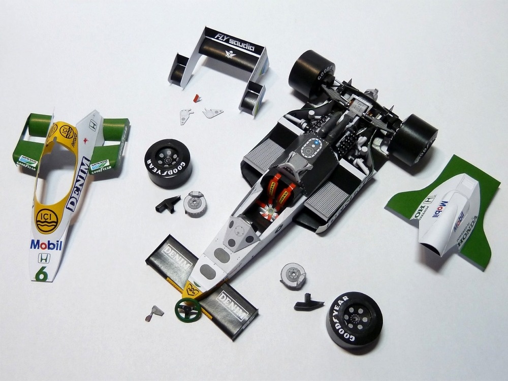 Williams FW09B Honda British GP ´84 K.Rosberg (Plná velikost v novém okně) Williams FW09B Honda British GP ´84 K.Rosberg