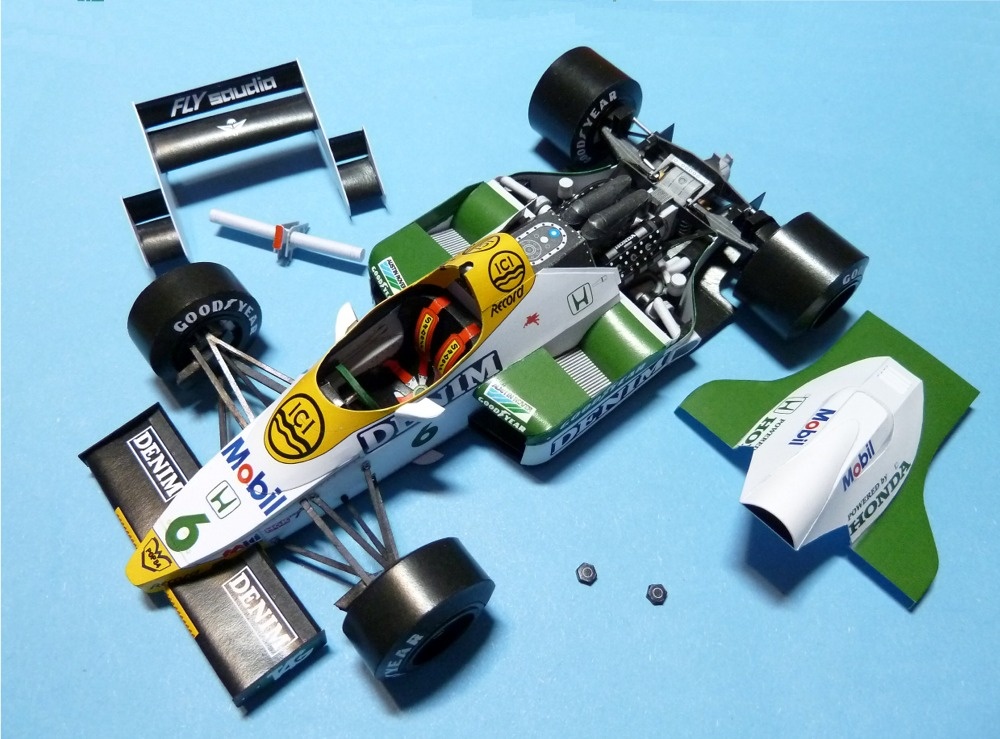 Williams FW09B Honda British GP ´84 K.Rosberg (Plná velikost v novém okně) Williams FW09B Honda British GP ´84 K.Rosberg