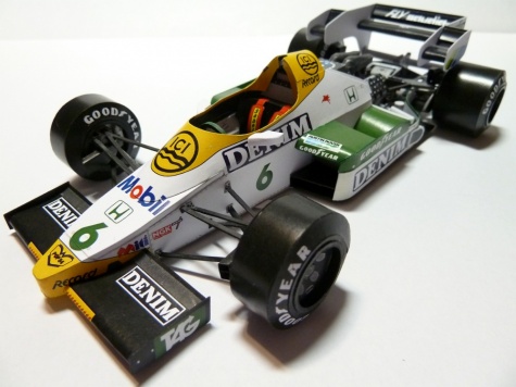 Williams FW09B Honda British GP ´84 K.Rosberg Williams FW09B Honda British GP ´84 K.Rosberg