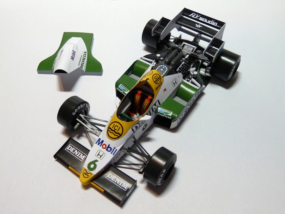 Williams FW09B Honda British GP ´84 K.Rosberg (Plnďż˝ velikost v novďż˝m oknďż˝) Williams FW09B Honda British GP ´84 K.Rosberg