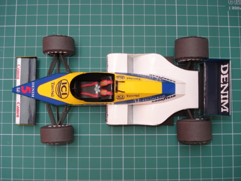 Williams FW10 Nigel Mansell 1985 (Plná velikost v novém okně) Williams FW10 Nigel Mansell 1985