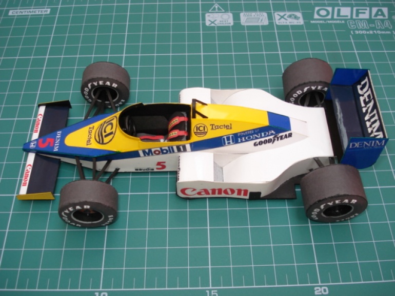 Williams FW10 Nigel Mansell 1985 (Plná velikost v novém okně) Williams FW10 Nigel Mansell 1985