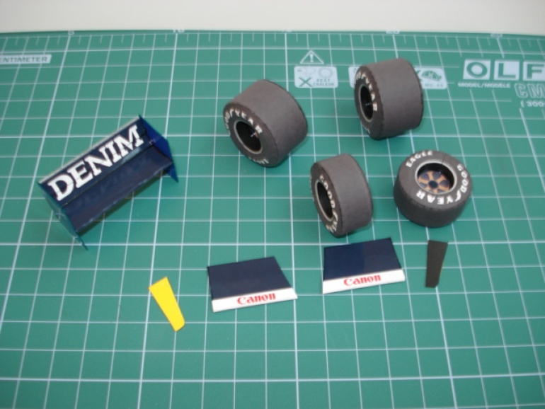 Williams FW10 Nigel Mansell 1985 (Plná velikost v novém okně) Williams FW10 Nigel Mansell 1985