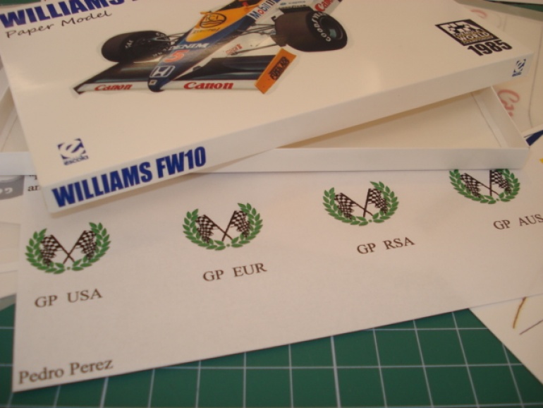 Williams FW10 Nigel Mansell 1985 (Plná velikost v novém okně) Williams FW10 Nigel Mansell 1985