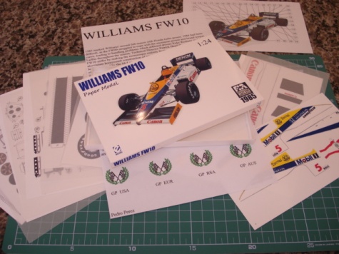 Williams FW10 Nigel Mansell 1985 Williams FW10 Nigel Mansell 1985
