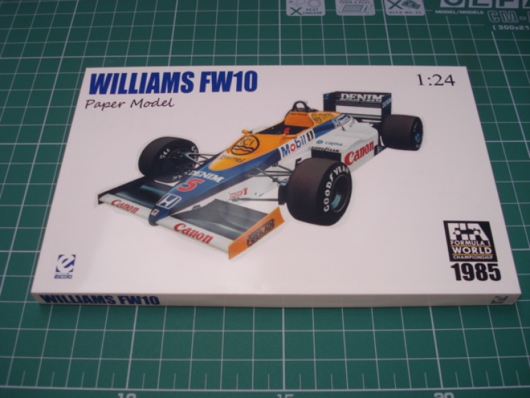 Williams FW10 Nigel Mansell 1985 (Plná velikost v novém okně) Williams FW10 Nigel Mansell 1985