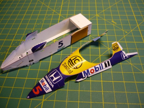 Williams FW11 - Nigel Mansell - Belgie 86 Williams FW11 - Nigel Mansell - Belgie 86