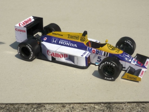 Williams FW11 - Nigel Mansell - Belgie 86