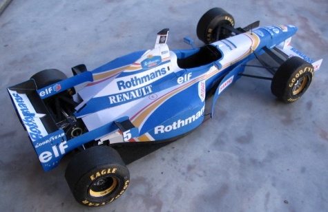 Williams FW18, Hill, Villeneuve, Suzuka 1996 Williams FW18, Hill, Villeneuve, Suzuka 1996