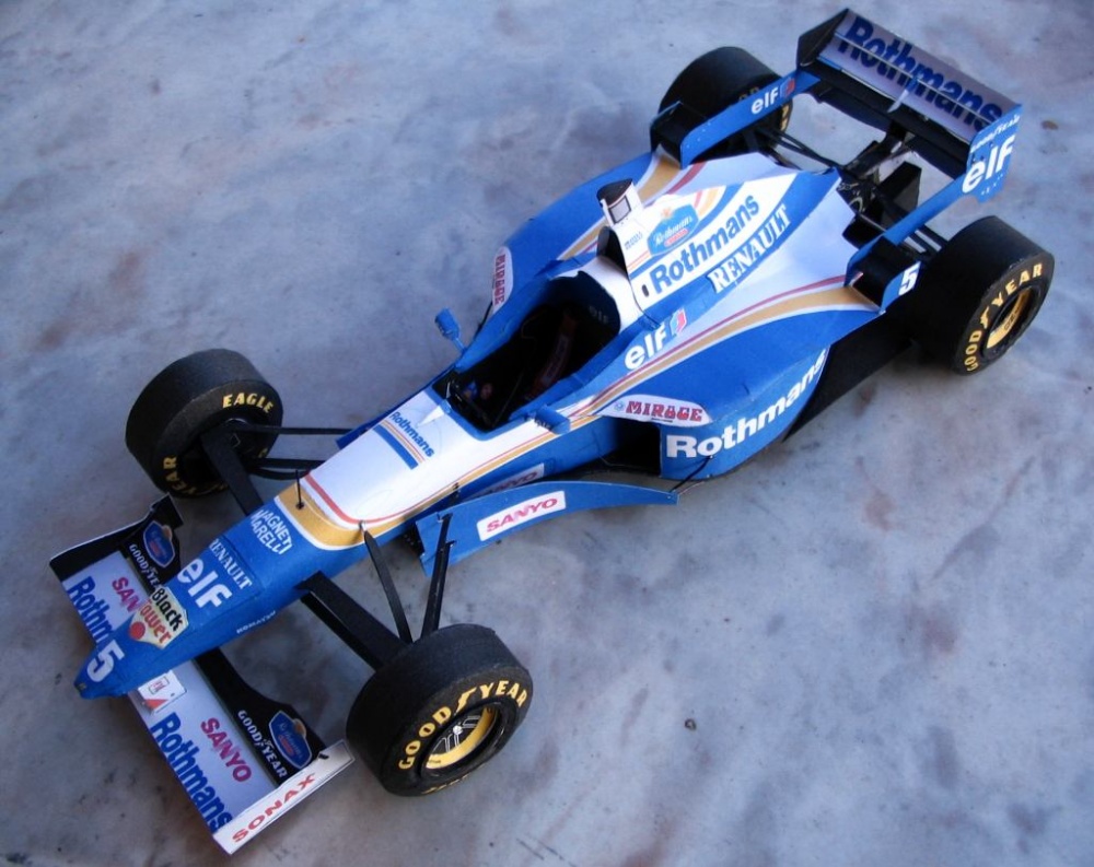 Williams FW18, Hill, Villeneuve, Suzuka 1996 (Plná velikost v novém okně) Williams FW18, Hill, Villeneuve, Suzuka 1996