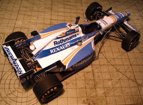 Williams FW18, Hill, Villeneuve, Suzuka 1996 Williams FW18, Hill, Villeneuve, Suzuka 1996