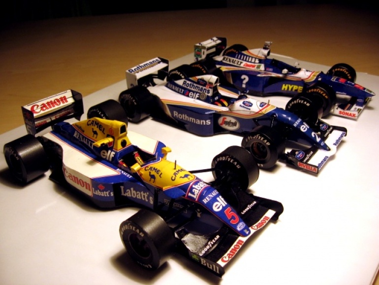 Williams FW19 Renault - Villeneuve - GP Magny Cours (Pln� velikost v nov�m okn�) Williams FW19 Renault - Villeneuve - GP Magny Cours