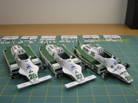 Williams FW 07/07B 6x Williams FW 07/07B 6x