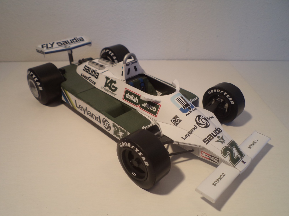 Williams FW07B Ford, A. Jones, GP France 1980 (Plná velikost v novém okně) Williams FW07B Ford, A. Jones, GP France 1980