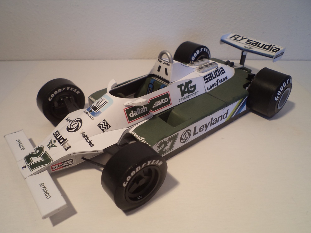 Williams FW07B Ford, A. Jones, GP France 1980