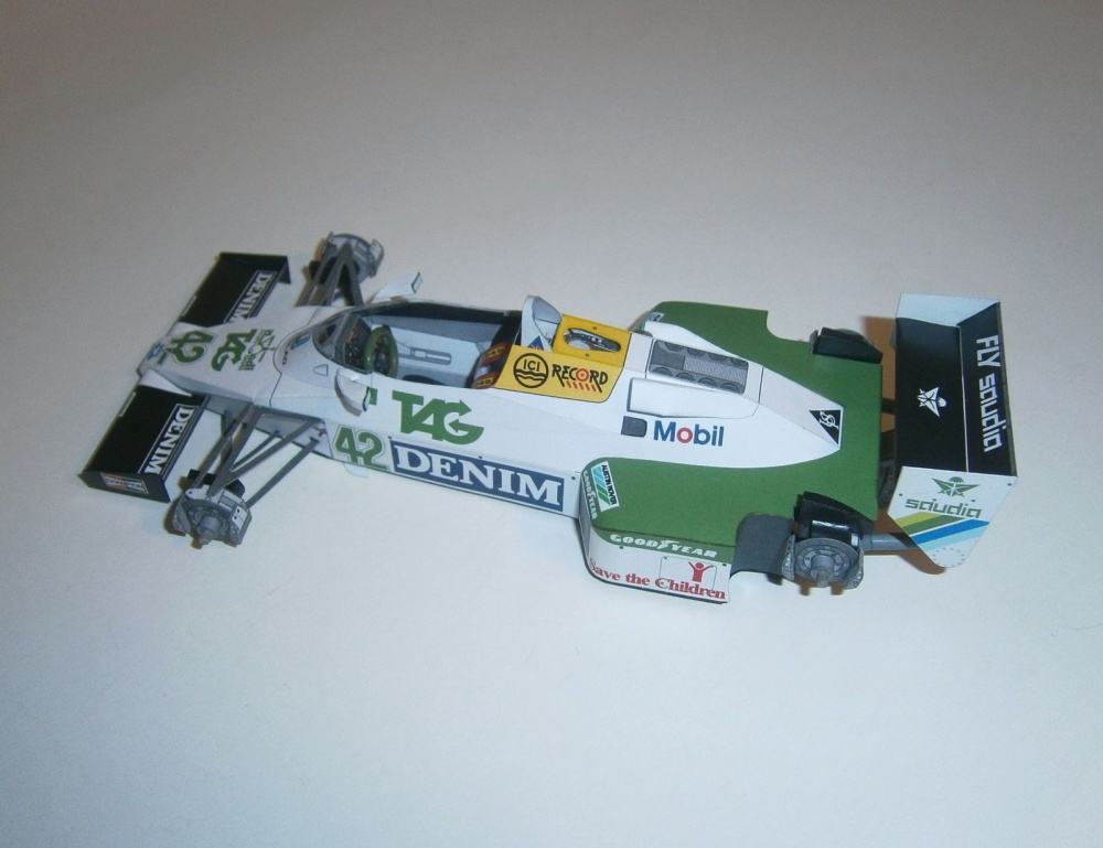 Williams FW-08C - J.Palmer, GP European-practice 1983 (Plná velikost v novém okně) Williams FW-08C - J.Palmer, GP European-practice 1983