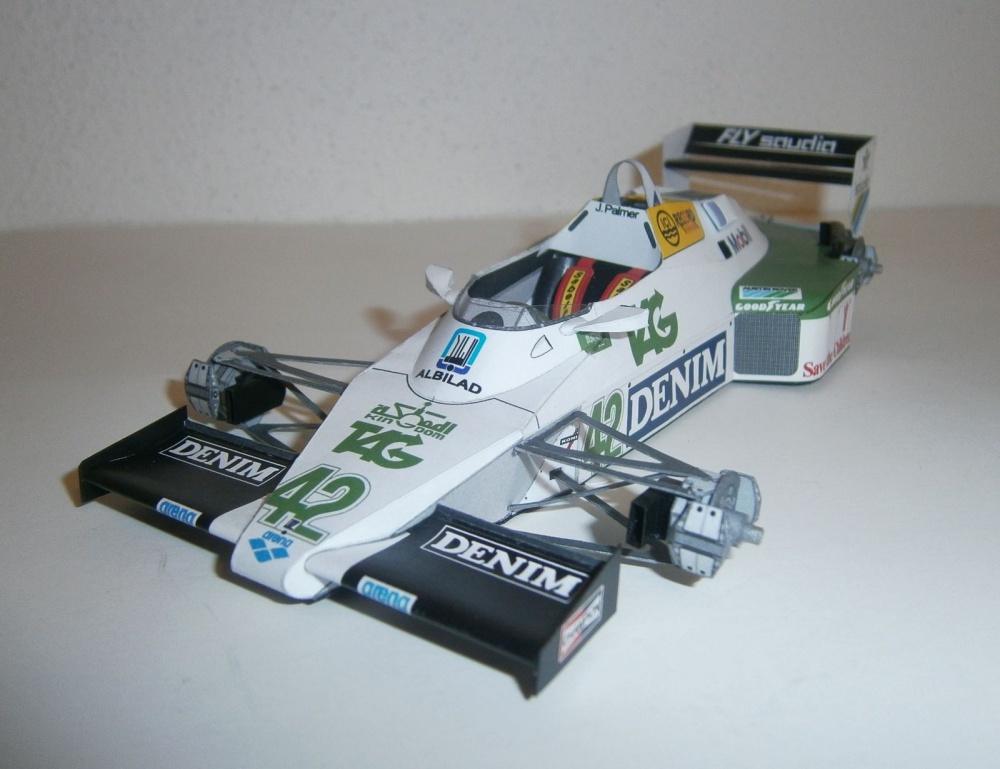 Williams FW-08C - J.Palmer, GP European-practice 1983 (Plná velikost v novém okně) Williams FW-08C - J.Palmer, GP European-practice 1983