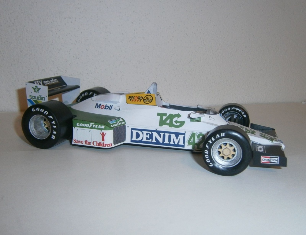 Williams FW-08C - J.Palmer, GP European-practice 1983 (Plná velikost v novém okně) Williams FW-08C - J.Palmer, GP European-practice 1983