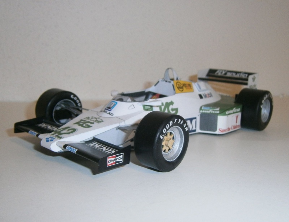 Williams FW-08C - J.Palmer, GP European-practice 1983 (Plná velikost v novém okně) Williams FW-08C - J.Palmer, GP European-practice 1983