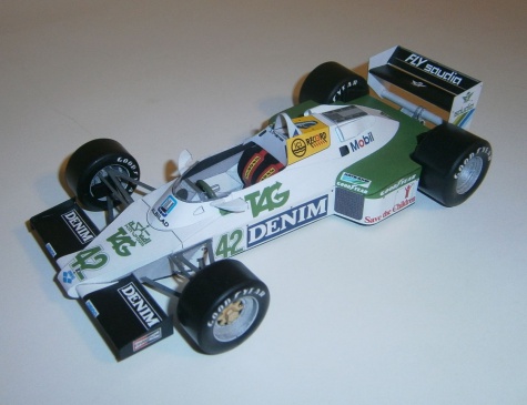 Williams FW-08C - J.Palmer, GP European-practice 1983 Williams FW-08C - J.Palmer, GP European-practice 1983