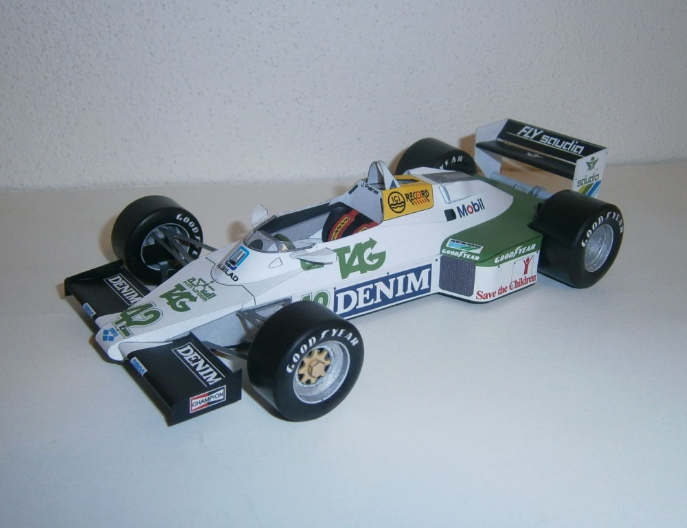 Williams FW-08C - J.Palmer, GP European-practice 1983 (Plná velikost v novém okně) Williams FW-08C - J.Palmer, GP European-practice 1983