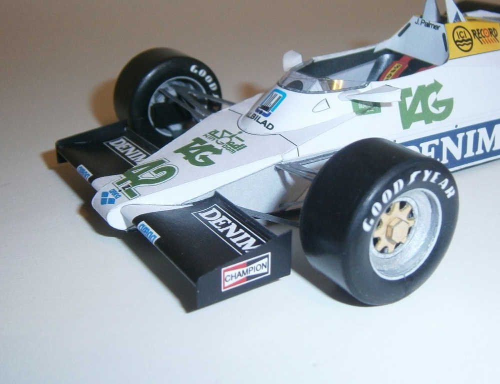 Williams FW-08C - J.Palmer, GP European-practice 1983 (Plná velikost v novém okně) Williams FW-08C - J.Palmer, GP European-practice 1983