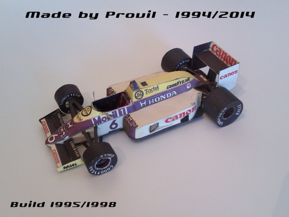 Williams FW11 - (6) Nelson Piquet (Pln� velikost v nov�m okn�) Williams FW11 - (6) Nelson Piquet